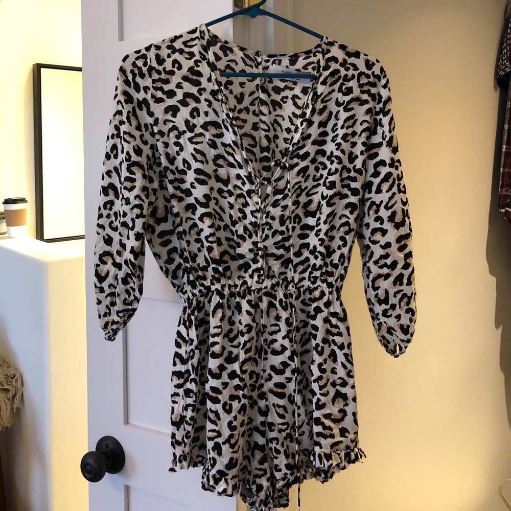 Auguste Cheetah Print Romper